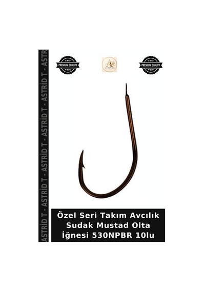 Özel Seri Takım Avcılık Sudak Mustad Olta İğnesi 530npbr 10lu No:1