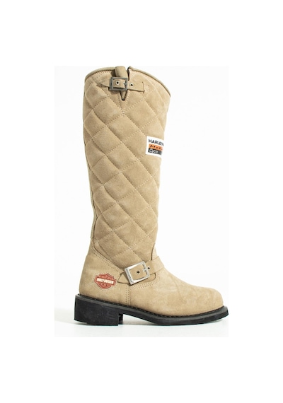 Harley Davidson Laconia Crosta Süet Kadın Çizme 025g100074-bej Bej