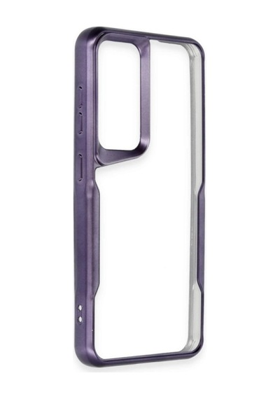 Samsung Galaxy A55 5g Kılıf Boyi Silikon Kapak - Derin Mor