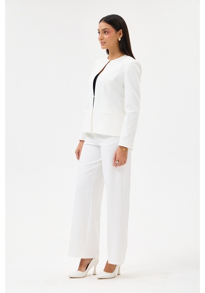 Velnara Moda Sıfır Yaka Ceket & Boru Paça Pantolon - Kadın Takım Elbise Kırık Beyaz - Velnara Tasarımı Kırık Beyaz - 927010459 Kırık Beyaz Velnara Moda Sıfır Yaka Ceket & Boru Paça Pantolon - Kadın Takım Elbise Kırık Beyaz - Velnara Tasarımı Kırık Beyaz - 927010459 Kırık Beyaz