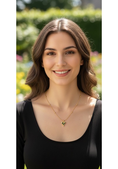 Artepieza Altın Renk Kararmaz Paslanmaz Top Zincir Estetik Kalpli Çelik Kolye-lovepoint Gold Renk Çelik Kolye altın Artepieza Altın Renk Kararmaz Paslanmaz Top Zincir Estetik Kalpli Çelik Kolye-lovepoint Gold Renk Çelik Kolye altın