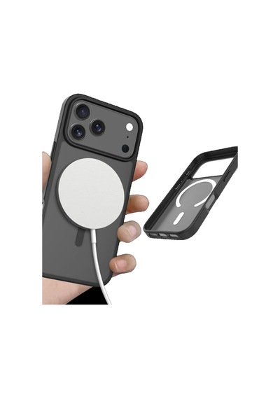 Joko Apple Uyumlu iPhone 17 Pro Max Kılıf Jota Seri Magsafe Kapak Siyah
