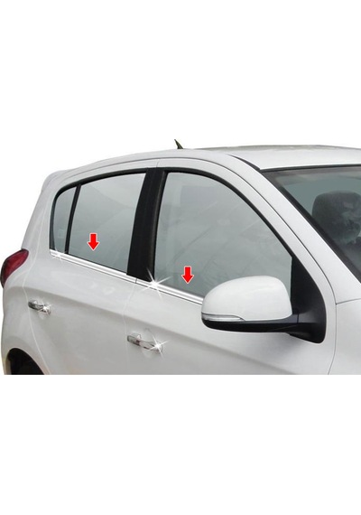 HYUNDAİ İ-20 KROM CAM ÇITASI 2008-2014 6 PRÇ VE BAGAJ ALT ÇITASI