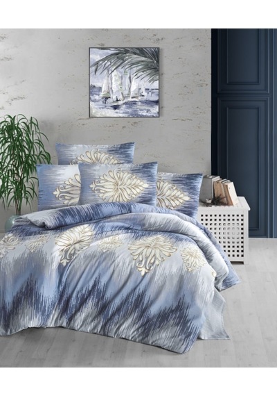 Komfort Home Çift Kişilik Polycotton Nevresim Takımı (Safir) Çok Renkli