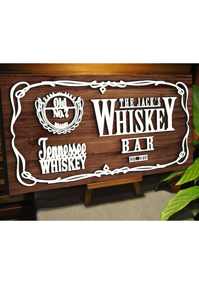 Bk Gift Kişiye Özel Kabartma Tasarım Ahşap Bar Tabelası, Home Bar Tabela, Rustik Ev Dekorasyonu, Duvar Dekoru-20