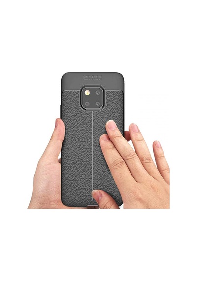 Huawei Mate 20 Pro Kilif Deri Tarzi Niss Silikon Case 389468501