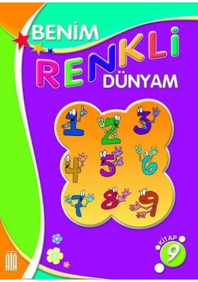 Ata Benim Renkli Dünyam Boyama Kitabı 9