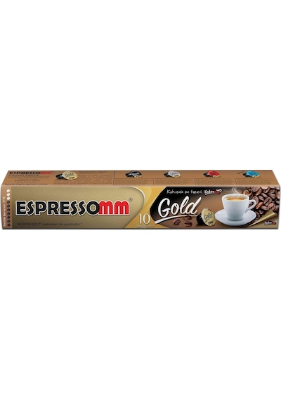 Espressomm Nespresso Uyumlu Gold Kapsül Kahve 10 Adet Espressomm Nespresso Uyumlu Gold Kapsül Kahve 10 Adet