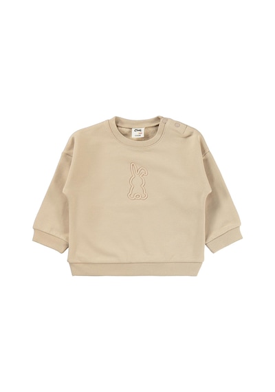 Civil Baby Tavşan Baskılı Basic 6-18 Ay Takım - Bej
