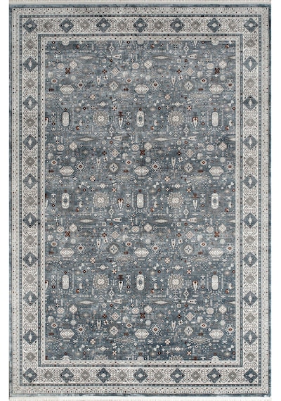 Pierre Cardin Galenda Jh02c Mavi Multi Viskon Akrilik Yumuşak Dokulu Klasik Etnik Halı Çok Renkli