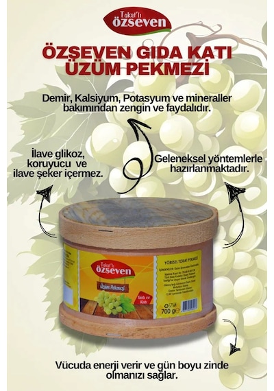 Özseven Katı Üzüm Pekmezi 700gr Diğer