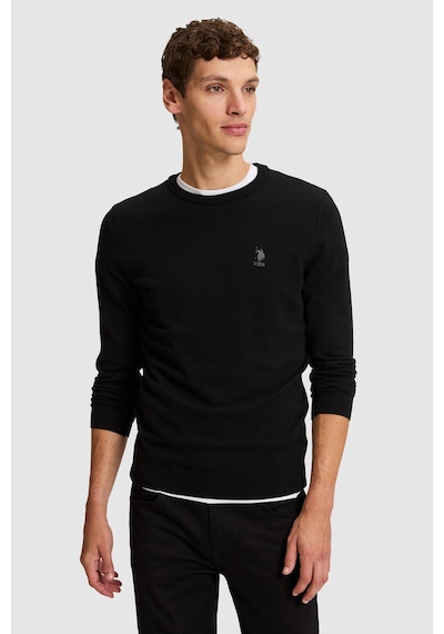 U.S. Polo Assn. Erkek Siyah Basic Kazak 50333566-vr046