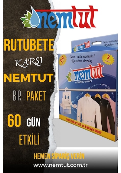 Nem Alıcı Rutubet Giderici Küf Ve Koku Önleyici Korozyon Önleyici 2 Kg 2 Kutu 4 Paket
