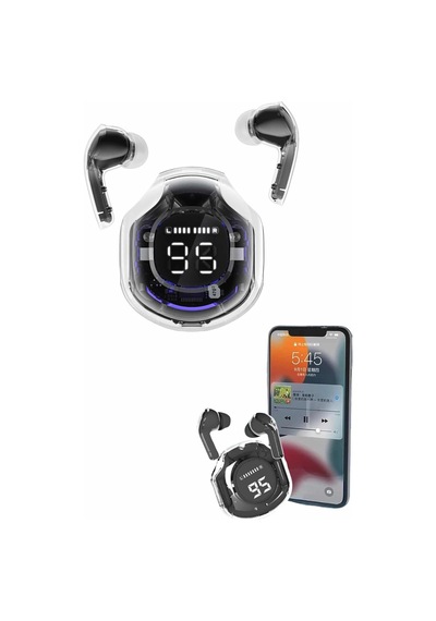 Kablosuz Dijital Göstergeli Powerbanklı Apple İos Uyumlu Ve Android  Kulaklık