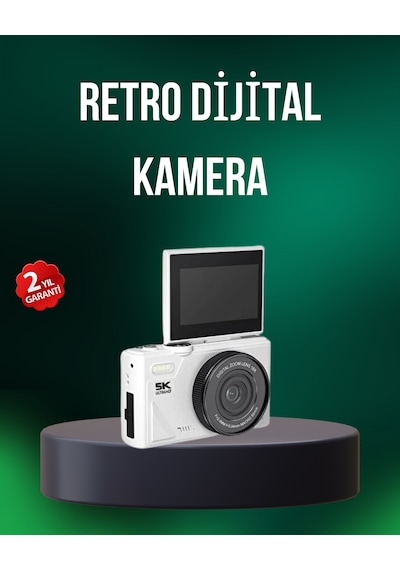 5k 75mp Dijital Kamera Wifi Aktarımlı Otofokus Ve 18x Dijital Zoom