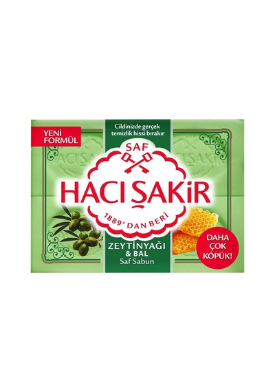 Hacı Şakir Banyo Sabunu 4x150 G Zeytinyağ&bal Geleneksel 2'li Ekonomik Paket - 2 Adet Tarı Diğer