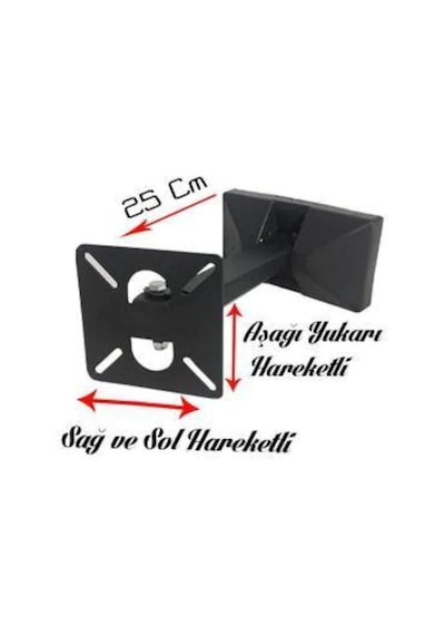 Led Tv Monitör Hareketli Askı Aparatı 17/19/22/24/26/27 İnç