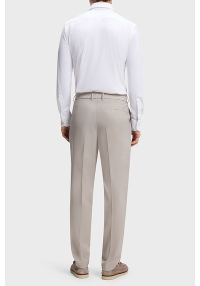 Boss Slim Fit Klasik Yaka Uzun Kollu Gömlek Erkek Gömlek 50567206 100 Beyaz