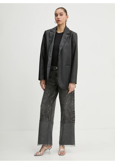 Karl Lagerfeld Jeans Antrasit Kadın %100 Pamuk Denim Pantolon A1w10039