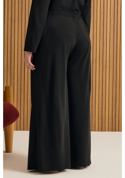 Aker Rayon Pijama Altı Siyah Siyah