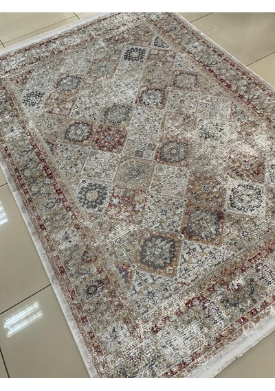Padişah Halı Evidence 37874 110 Serisi Viskon Akrilik Salon Oturma Yatak Odası Halısı Gri - Kahve