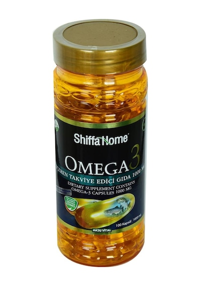 Shiffa Home Omega 3 Yumuşak Kapsülü Softgel 1000 MG x 100 Adet
