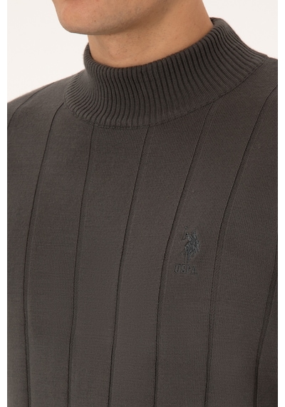 U.s. Polo Assn. Erkek Gri Kazak /triko 50315019-vr024 Grı