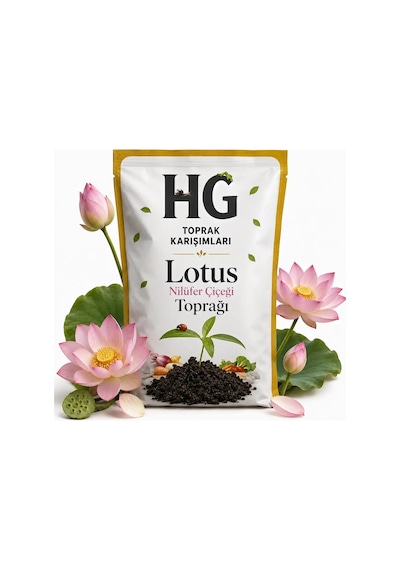 Hg Lotus Nilüfer Çiçeği Toprağı Özel Karışım Su Bitkisi Toprağı 5 Lt
