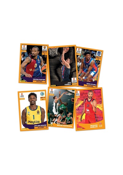 Official 2024-25 Turkish Airlines Euroleague Sticker Albümü Başlangıç Paketi