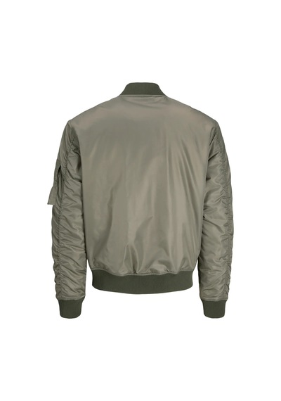Jack & Jones Erkek Jcotrace Su İtici Bomber Ceket 12301762 Yeşil