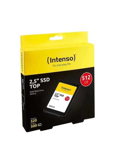 Intenso Top 2,5 İnç Sata3 Ssd 512 Gb Okuma Hızı 520 Mb/s Yazma Hızı 500 Mb/s
