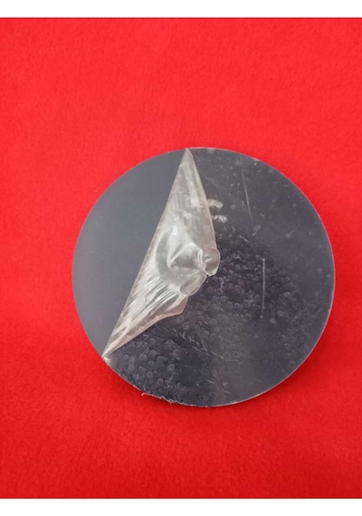 Şık Mavi Cam Stil Bardak Altlığı 10 Cm Çap, 5 Cm Genişlik Karışık