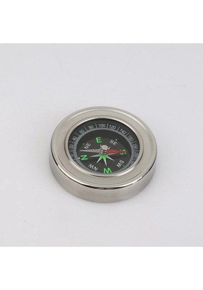 Yuvarlak Metal Kasa Dayanıklı Pusula 80mm Yeşil