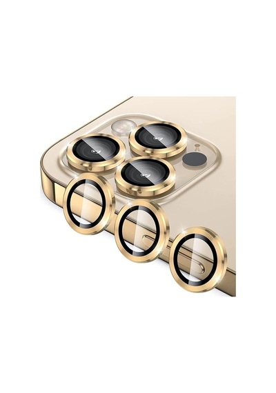 İphone 15 Pro 15 Pro Max Siyah Için Kamera Lens Koruyucu Çizilmez Hd Görüntü Bozmaz Metal Temperli Cam Diğer