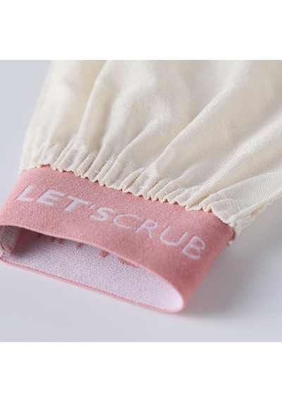 Let'scrub Floş İpek Banyo ve Duş Kesesi Peeling Eldiveni