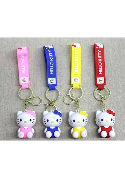 Hello Kitty Silikon Anahtarlık
