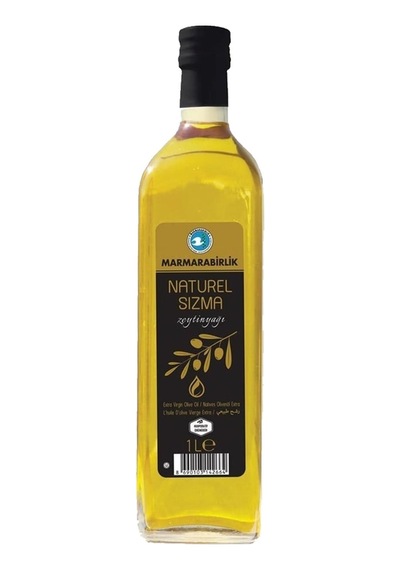 Marmarabirlik Naturel Sızma Zeytinyağı 1000 Ml Cam 2 Li