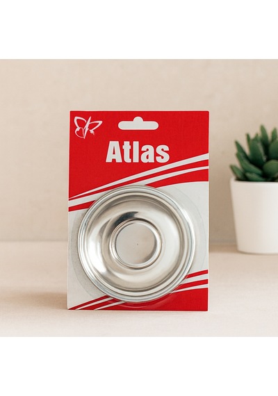6'lı Metal Çay Tabağı Seti Çr
