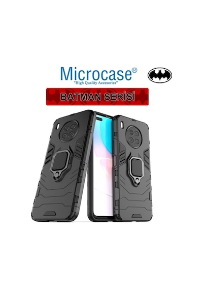 Microcase Huawei Nova 8I Batman Yüzüklü Armor Kilif - Siyah 537571122