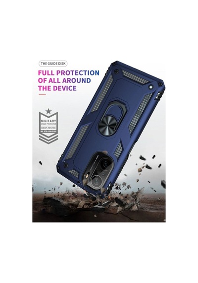 Xiaomi Poco F3 Kılıf Sofya Yüzüklü Silikon Kapak