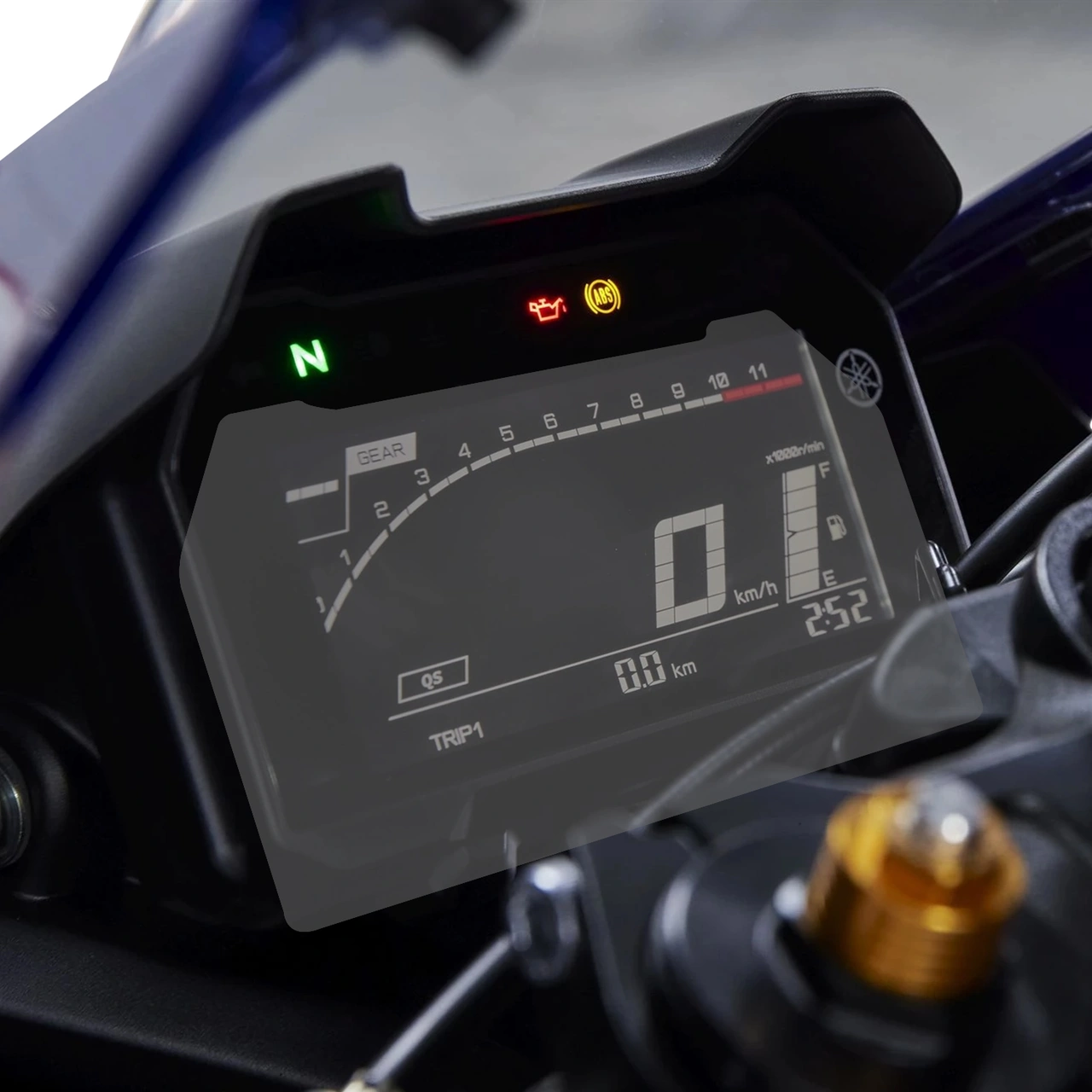 Gp Kompozit Yamaha R7 2023-2024 Uyumlu Motosiklet Ekran Koruyucu Şeffaf