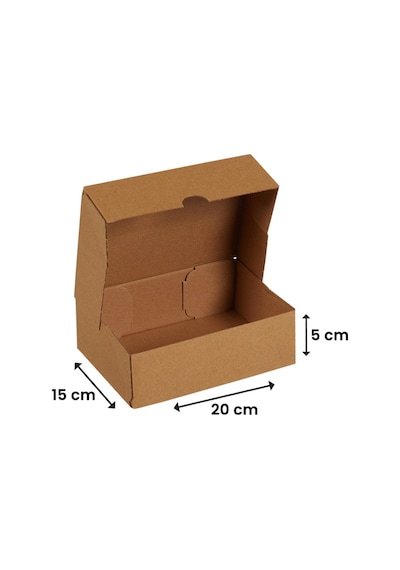 Packanya 20 x 15 x 5 - 1000 Adet Kesimli Kutu - Internet Ve Kargo Kutusu