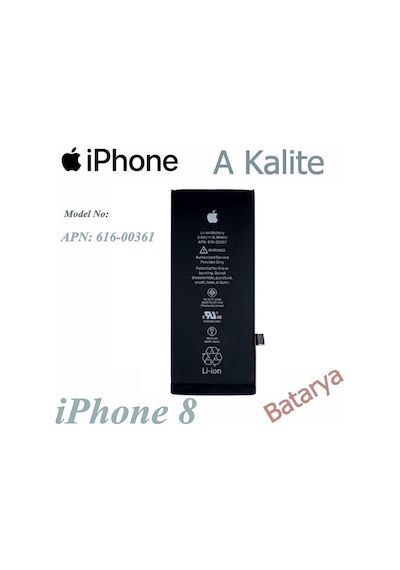 Apple Uyumlu iPhone 8 Batarya Apn: 616-00361 Batarya - Ambalaj