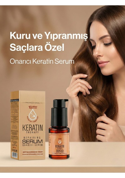 Farmasi Keratin Therapy Keratin Kompleks İçeren Yoğun Onarıcı Saç Serumu 30 ML