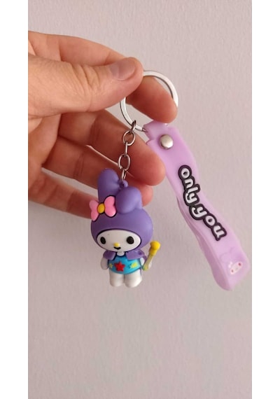 Kuromi Silikon Anahtarlık Çanta Aksesuar