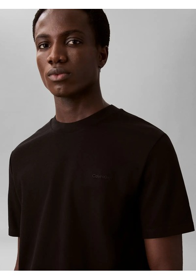 Calvin Klein Ss Tech Interlock Cr, Ub1 Siyah Erkek T-shirt