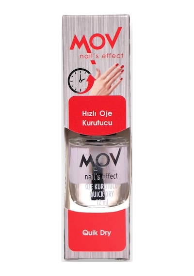 Mov Fırçalı Hızlı Oje Kurutucu & Quick Dry 12ml Musk Melon