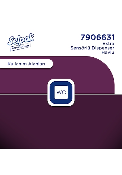 Selpak Professional Extra Sensörlü Havlu, 21 Cm, 135 Metre