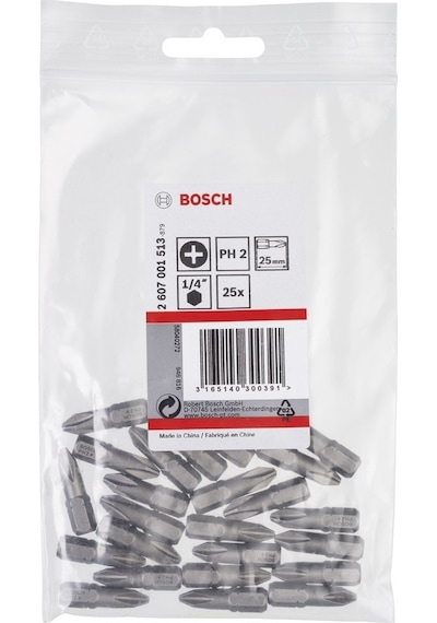 Bosch Extra Hard Vidalama Ucu PH2x25 mm 25'li - 2607001513