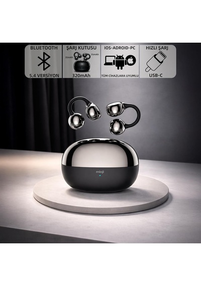 Air Buds 2 Kablosuz 5.4 Ios Android Windows Pc Ve Tüm Telefonlar İle Uyumlu Bluetooth Kulaklık - Siyah